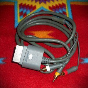 Original Microsoft Xbox 360 Composite A/V Cable
